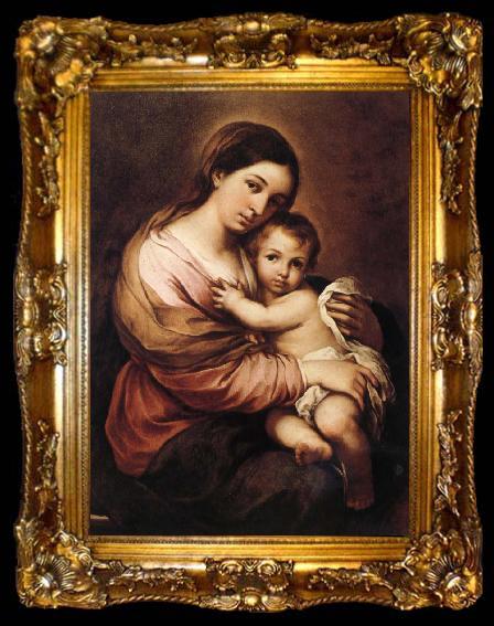 framed  Bartolome Esteban Murillo Virgin and the Son, ta009-2